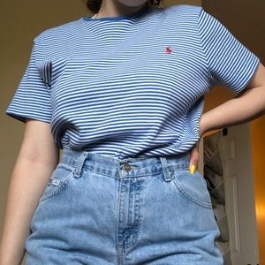 vintage ralph lauren trim cut tee